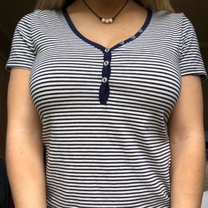 FOREVER 21 STRIPED TOP